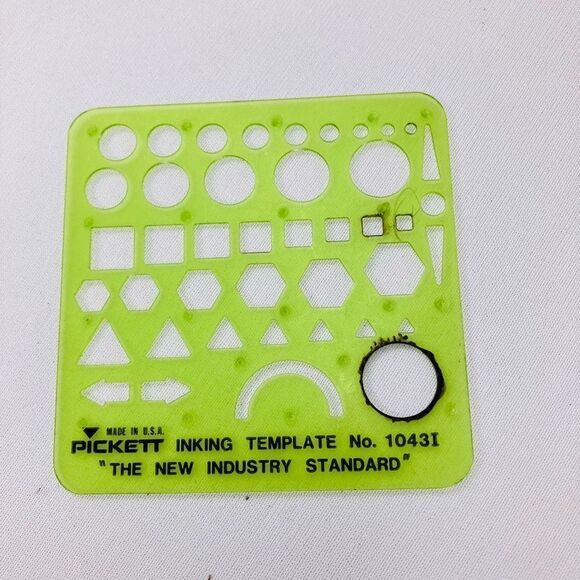 4 Pcs Geometric Pattern Drawing Template for Students - Picture 5 of 5